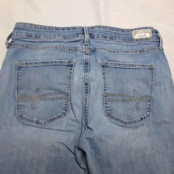 LEVI’S DENIZEN womens JEANS blue DENIM modern SKINNY SIZE 12M 31X29 - Picture 12 of 13